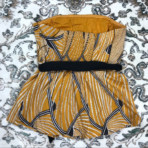 Anthropology Brand "Floreat" Strapless Top. - Picture 3 of 8